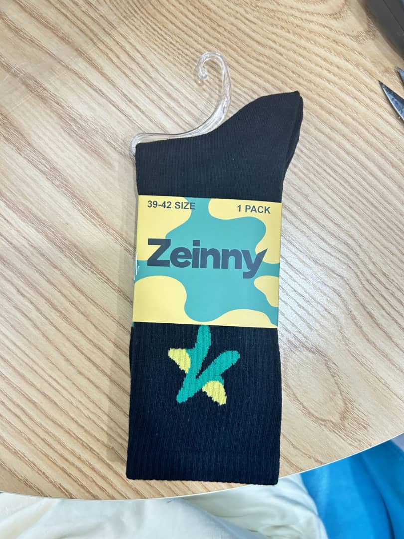 Z MOTION MIDNIGHT BLACK SOCKS - Image 2